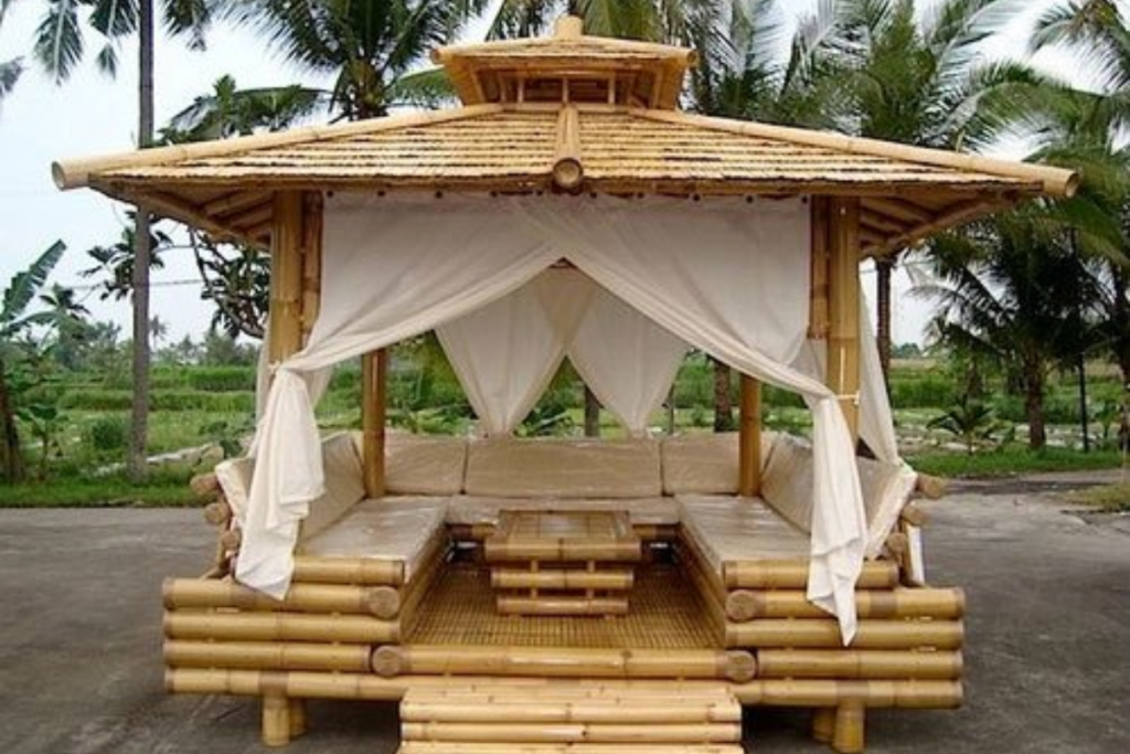 Gazebos & Garden Sheds : best bamboo hut maker in ghaziabad