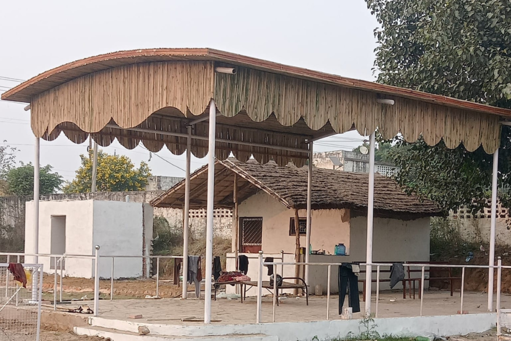 bamboo roof